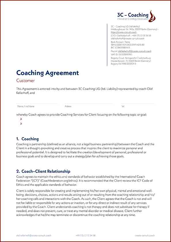 3C-Coaching Contract