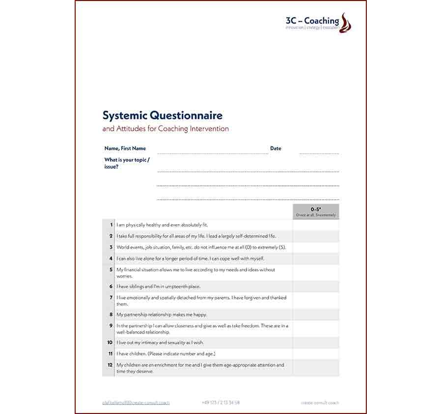 Systemic Questionnaire